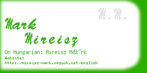 mark mireisz business card